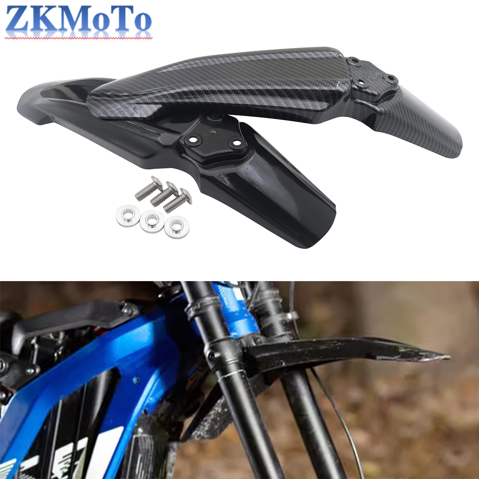Guardabarros moto eléctrica Sur Ron Light Bee X – Horquilla DNM KKE Fastace