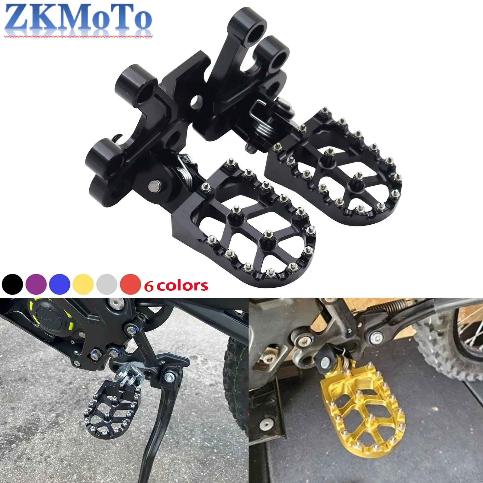 Estriberas aluminio CNC para Surron Light Bee X/S y Talaria Sting
