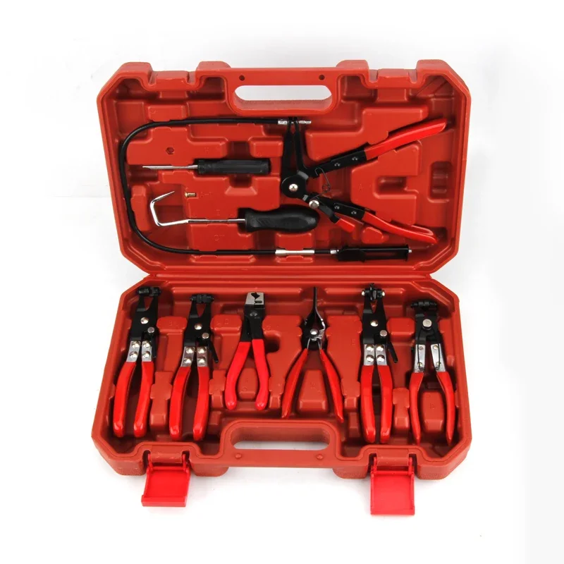 Alicates para abrazaderas de manguito con cable flexible