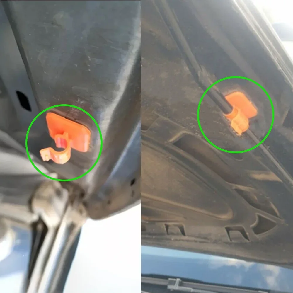 1U 0823570 Un juego de Clips de soporte para capó de coche, varilla para capó, nuevo para Skoda Octavia A5 Mk2 2004 2005 2006 2007 2008 2009 - 2013 - imagen 4