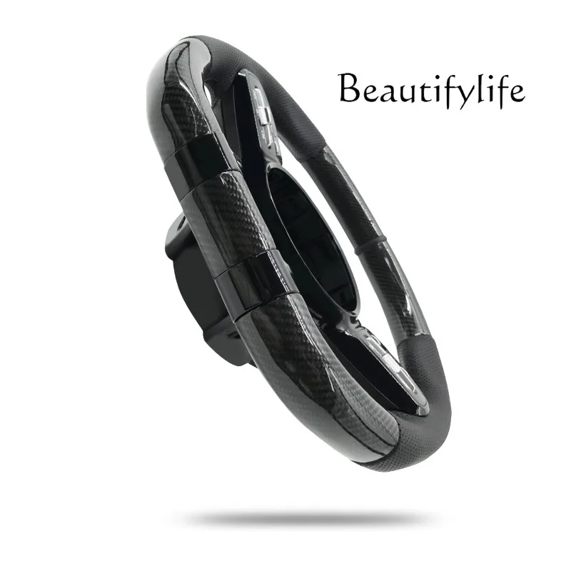 Adecuado para 12-21 años AMG de edad y nuevo, conjunto de volante mejorado de fibra de carbono estándar negro BZ004 - imagen 4