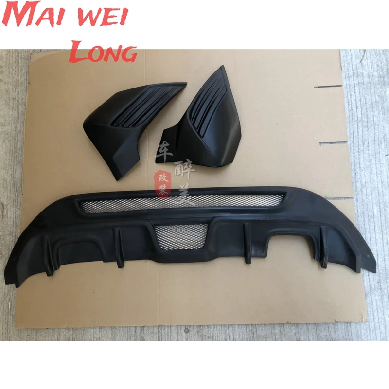 Labio difusor trasero ST ABS mate Ford Fiesta MK7 2008-2013 alerón - imagen 2