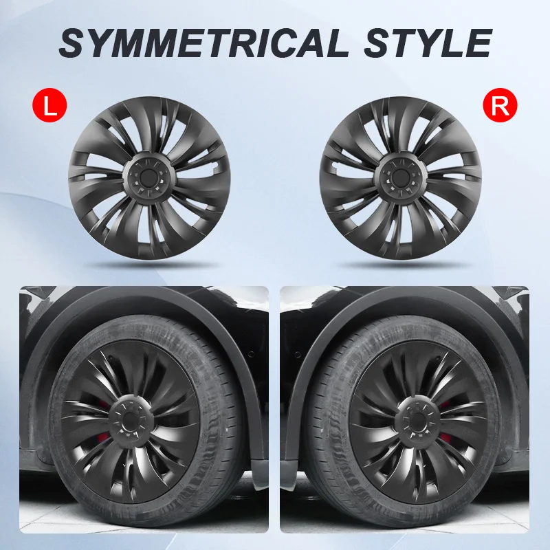 Tapa de cubo de rueda Tesla Model Y 19 pulgadas 2020-2023 - imagen 2