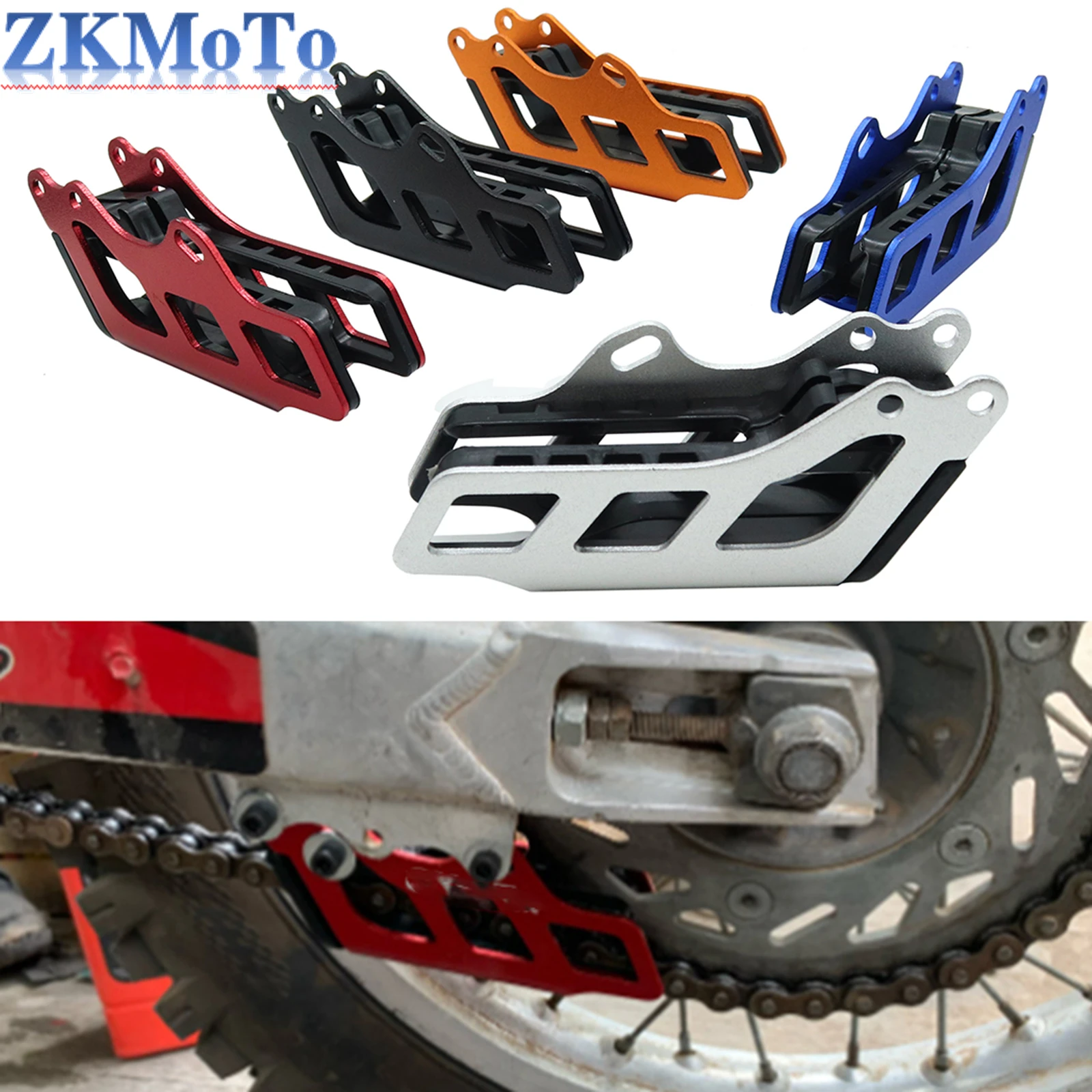 Protector de guía de cadena para Honda CRF 250/450, dirt bike y motocross 2005-2021