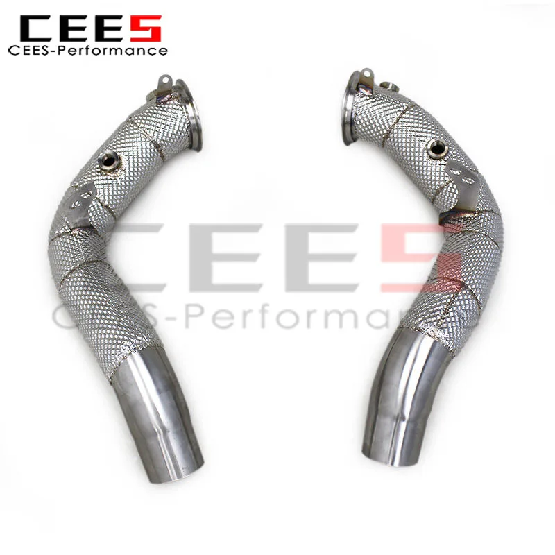 Tubo escape CEES acero inoxidable catalizador BMW M5 F10/M6 F06 4.4 - imagen 5