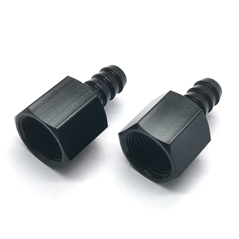 Adaptador AN 6AN a 10AN aluminio negro para línea de aceite - imagen 5