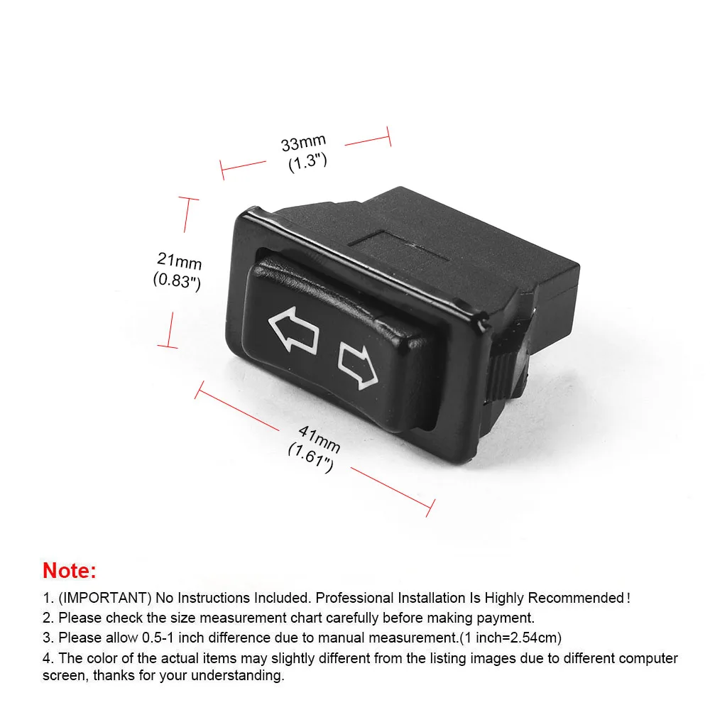 Interruptor basculante elevalunas universal 12 V 20 A, 5 pines - imagen 4