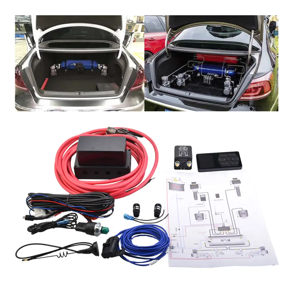 Kit de suspensión neumática con control electrónico de altura