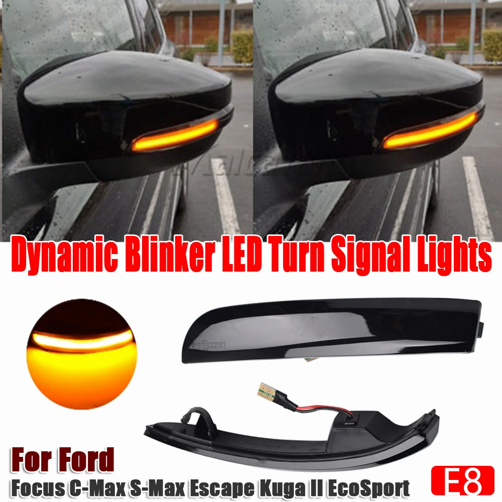 Intermitente LED secuencial espejo lateral Ford Kuga (2013-2019)