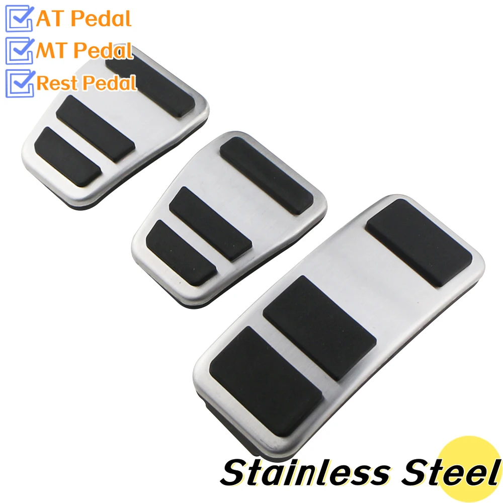 Cobertores pedales acero inox – Ford Fiesta MK8 ST, Ecosport, Puma - imagen 3