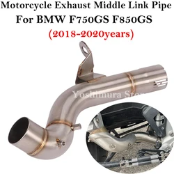 Escape slip-on de acero inoxidable para BMW F750GS/F850GS 2018-2020