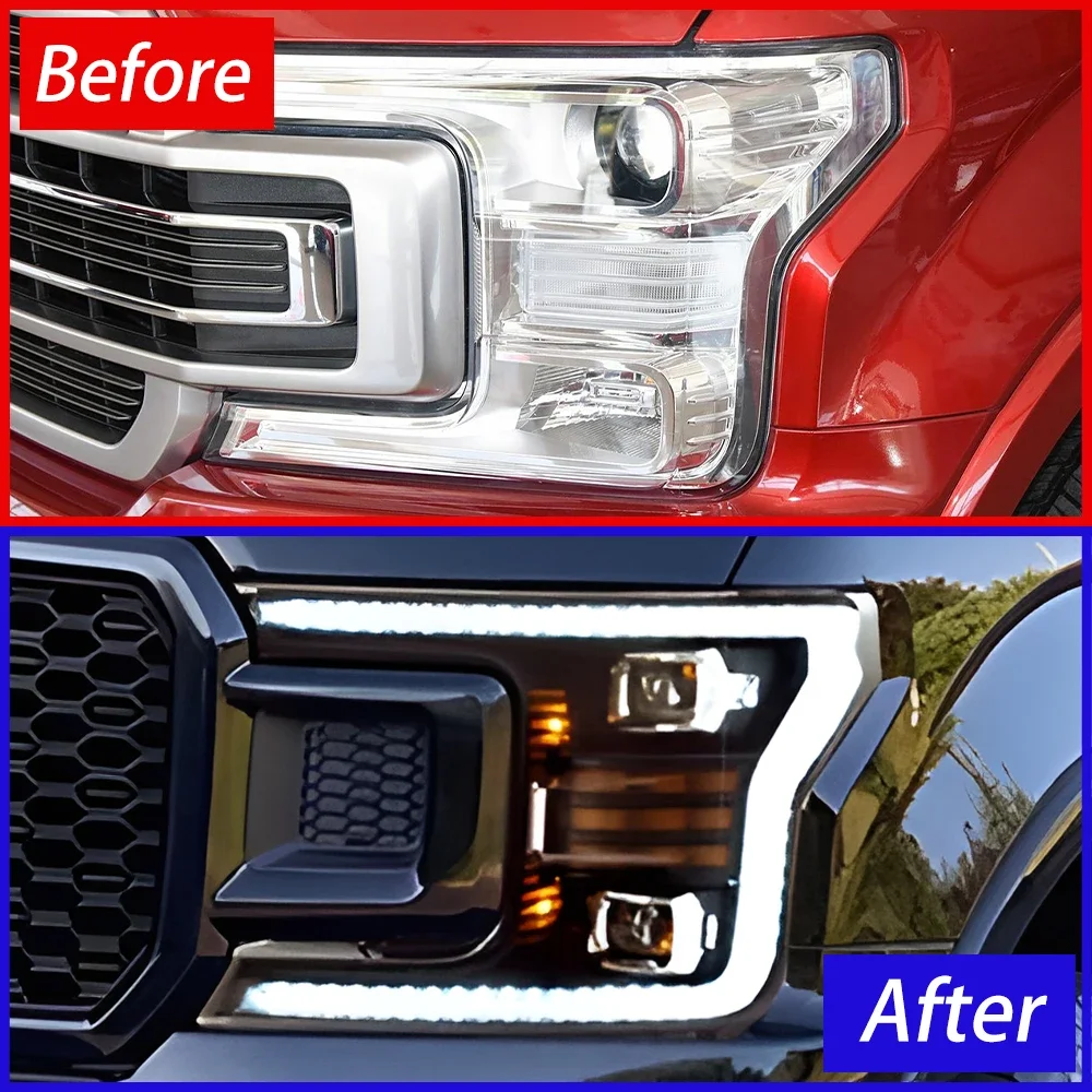 Faros LED Ford Raptor F150 2018-2019 – instalación sencilla - imagen 2