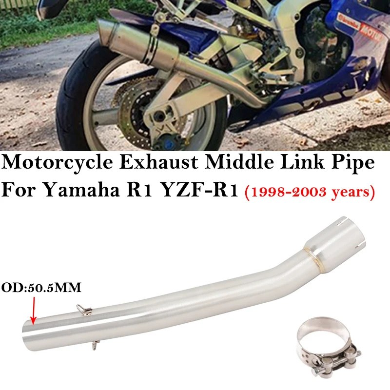 Escape con silenciador y DB Killer para Yamaha YZF-R1 1998-2003 - imagen 2