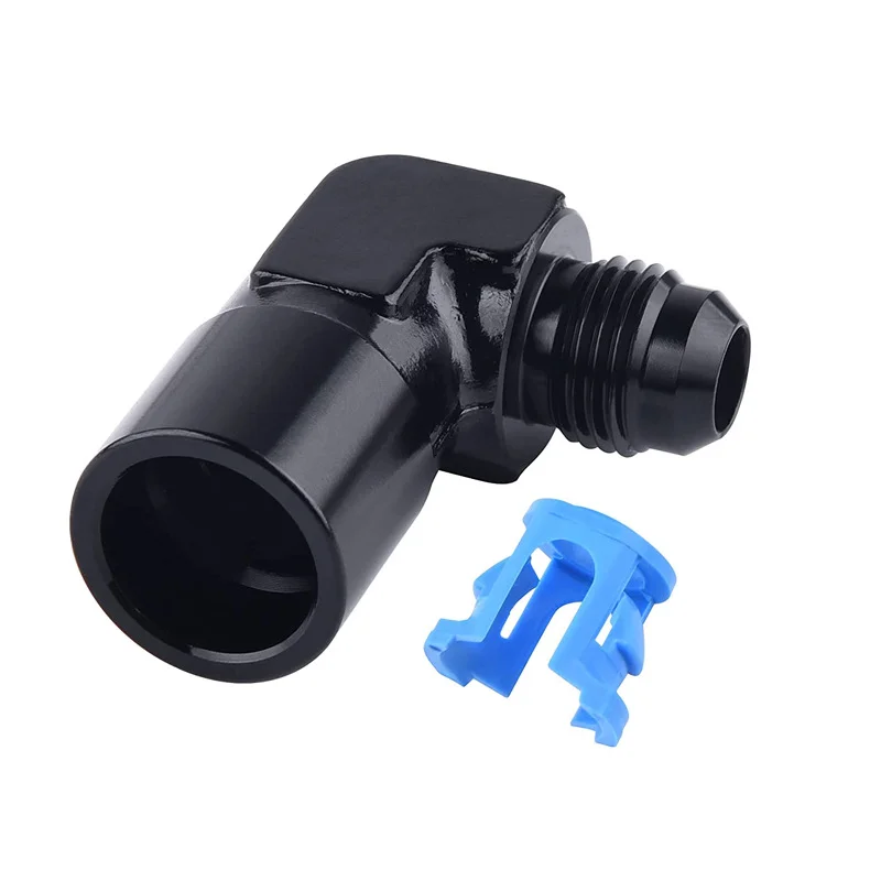 Racor EFI AN6 macho a SAE hembra 5/16”/3/8”, 90° de conexión rápida - imagen 4