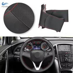 Funda de cuero para volante Opel Astra K, Corsa E e Insignia