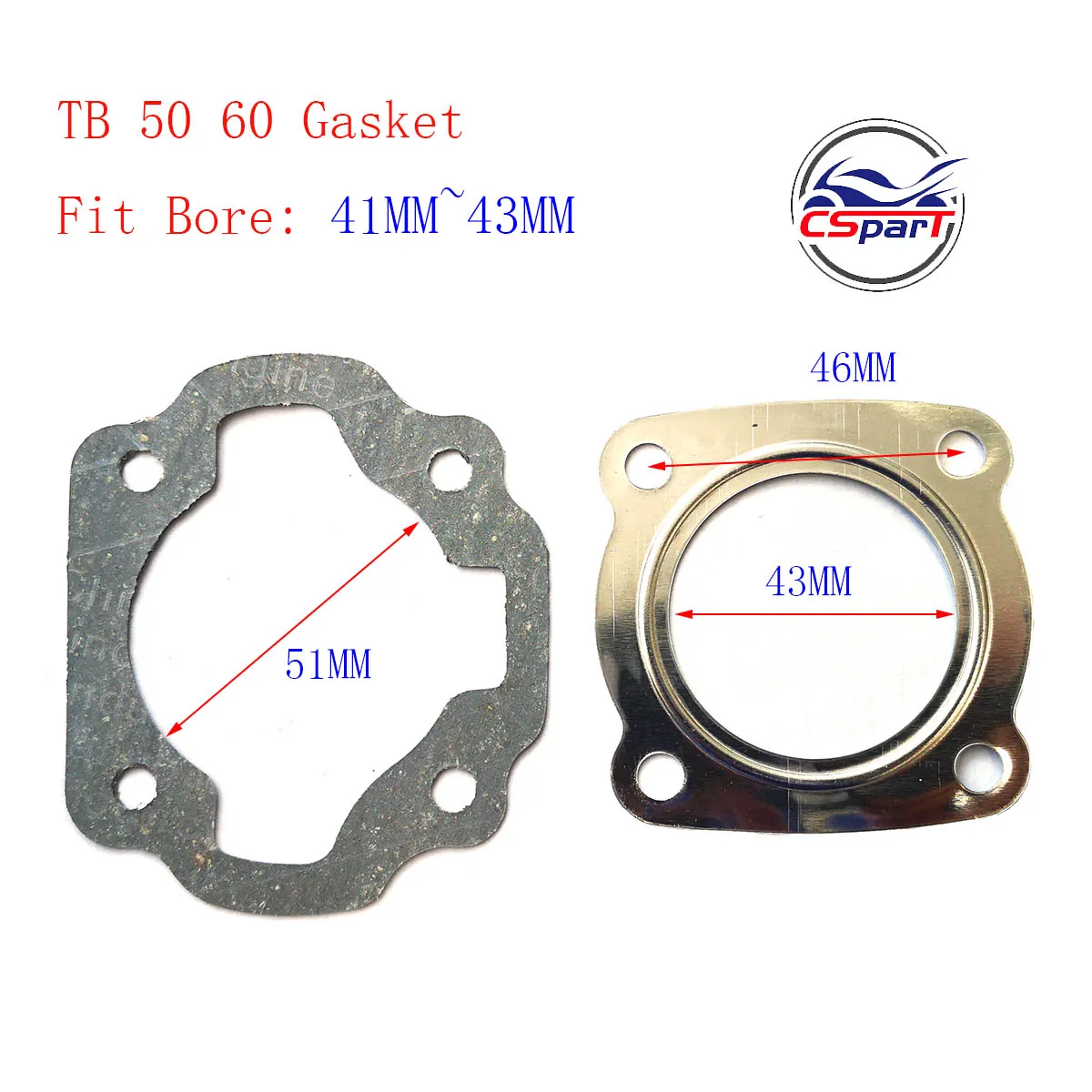 Anillos 43MM para scooter