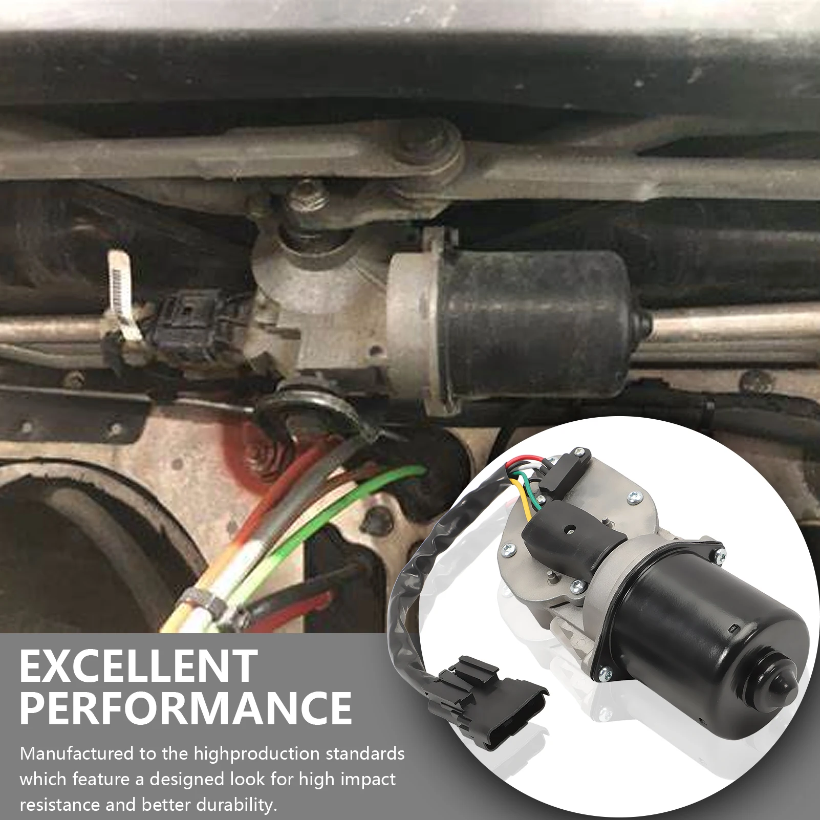 Motor limpiaparabrisas QAC para Renault Trafic II, Vivaro A, Primastar 2001-2014 - imagen 5