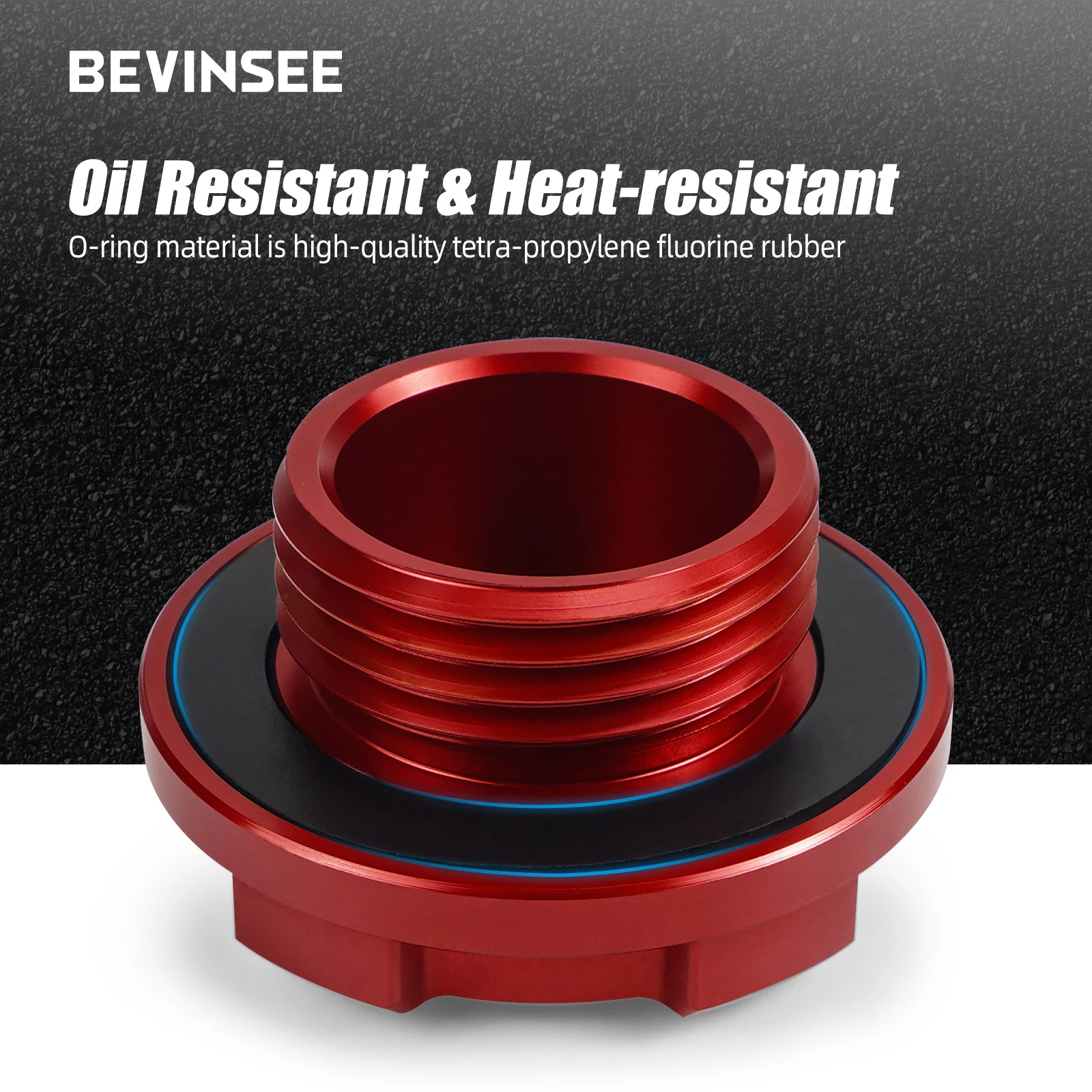BEVINSEE Tapa llenado aceite Toyota 4Runner Tundra FJ Cruiser - imagen 3