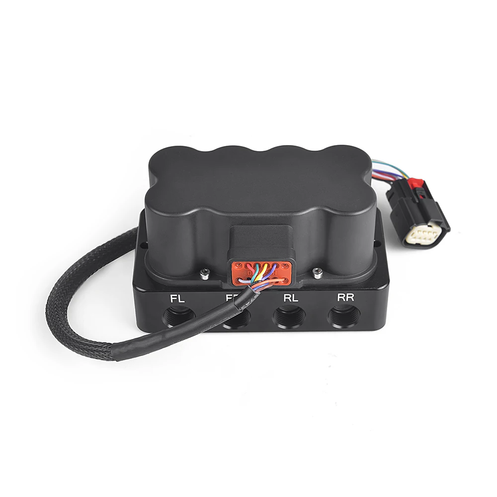 Válvula colectora de bloque de válvula impermeable para suspensión neumática Universal de 12v 1/4 o 3/8npt