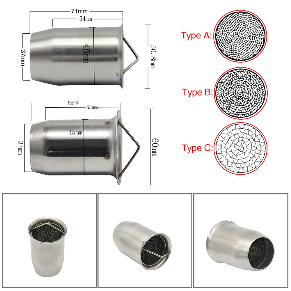 DB Killer universal para escape moto – 50,8-60mm - imagen 3