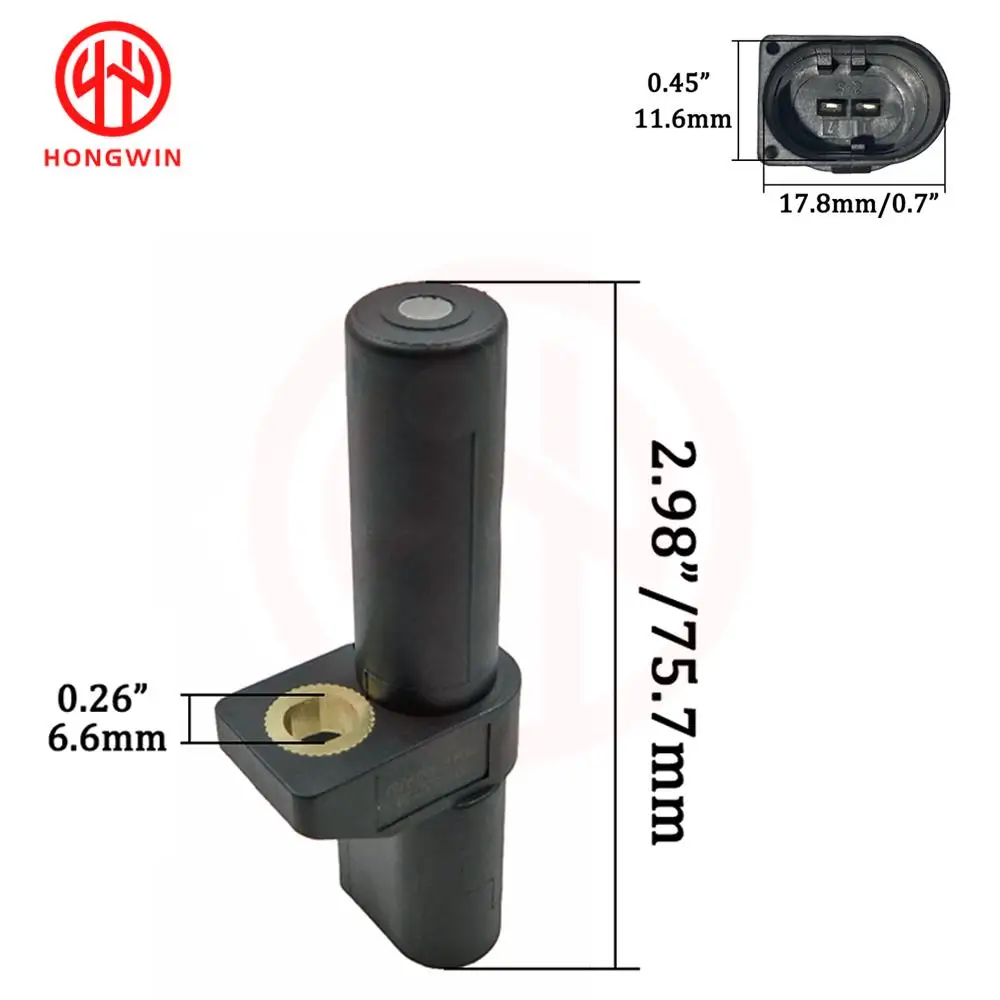 Vista adicional de los sensores HONGWIN para el sistema de posición del motor