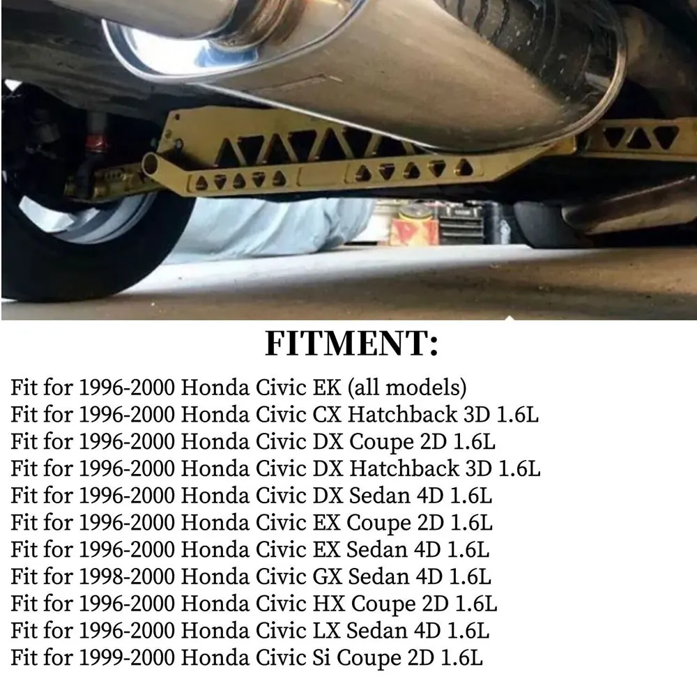 Barra de amarre inferior trasera Honda Civic EG/Del Sol - imagen 4