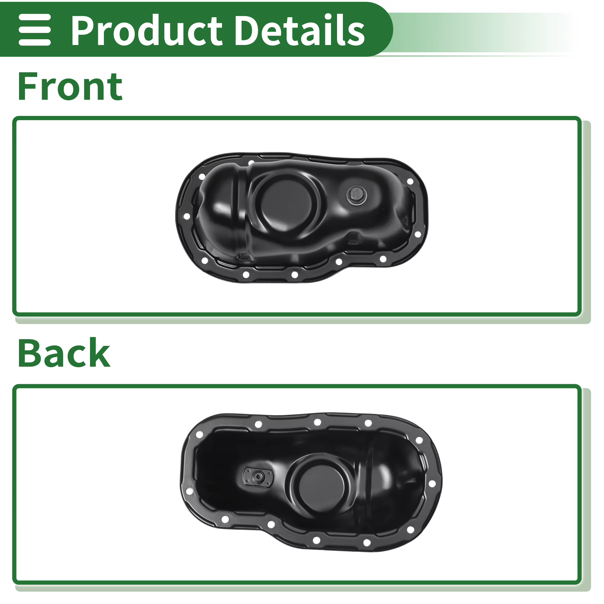 Cárter de aceite UXCELL 1210231010 para Toyota Tacoma 2006-2013 - imagen 3
