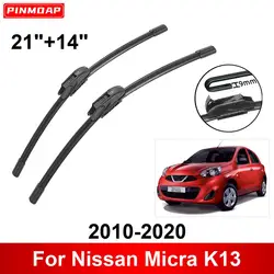 Escobillas limpiaparabrisas Nissan Micra K13 2010-2020, juego completo