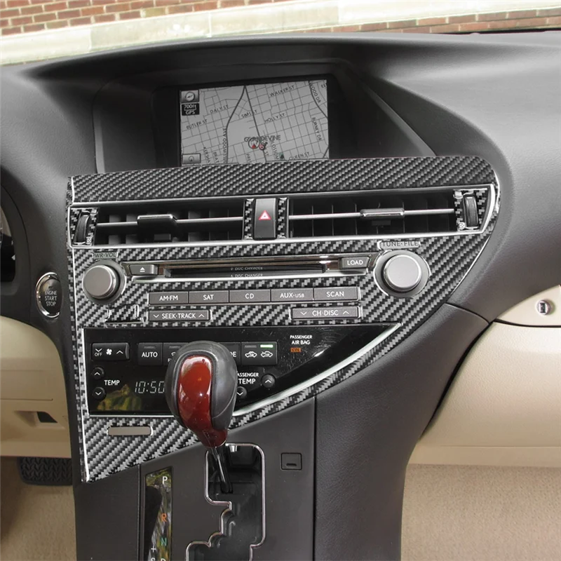 Embellecedor de fibra de carbono consola Lexus RX350/RX450h 2010-2012 - imagen 2