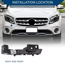 UXCELL Soporte de parachoques delantero derecho para Chevrolet Malibu