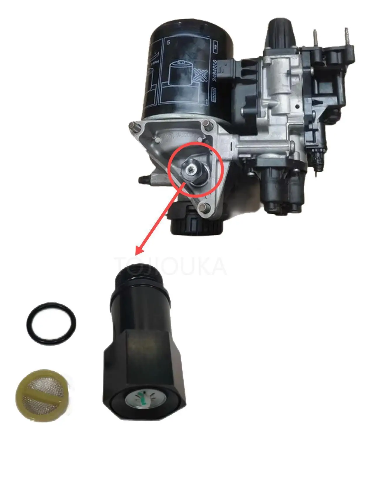 Válvula de seguridad para secador de aire Scania – OEM 2310273 - imagen 3