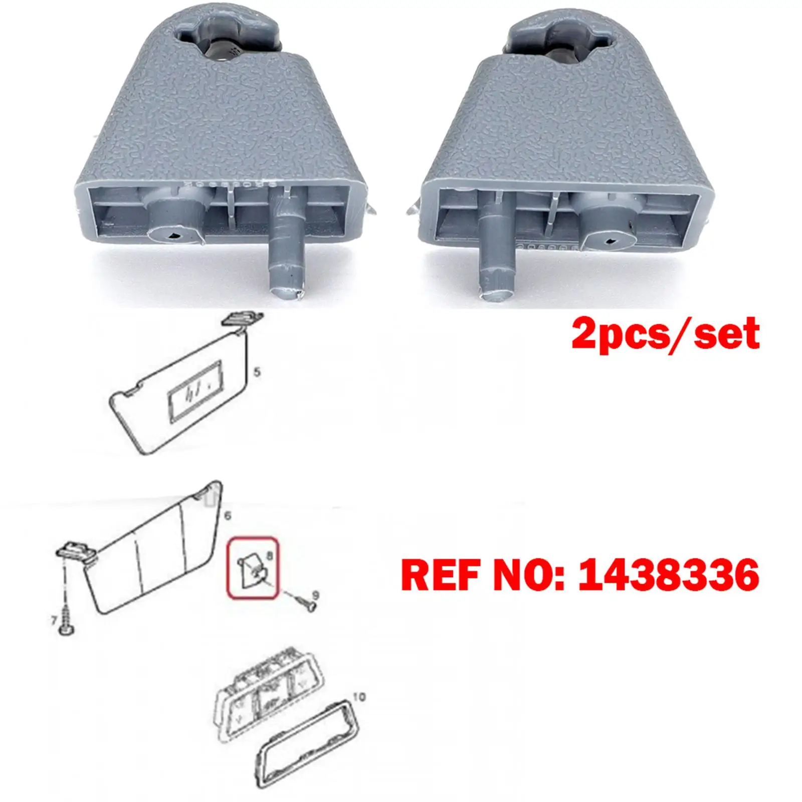 Clip parasol coche Opel Vauxhall Vectra B Omega - imagen 3