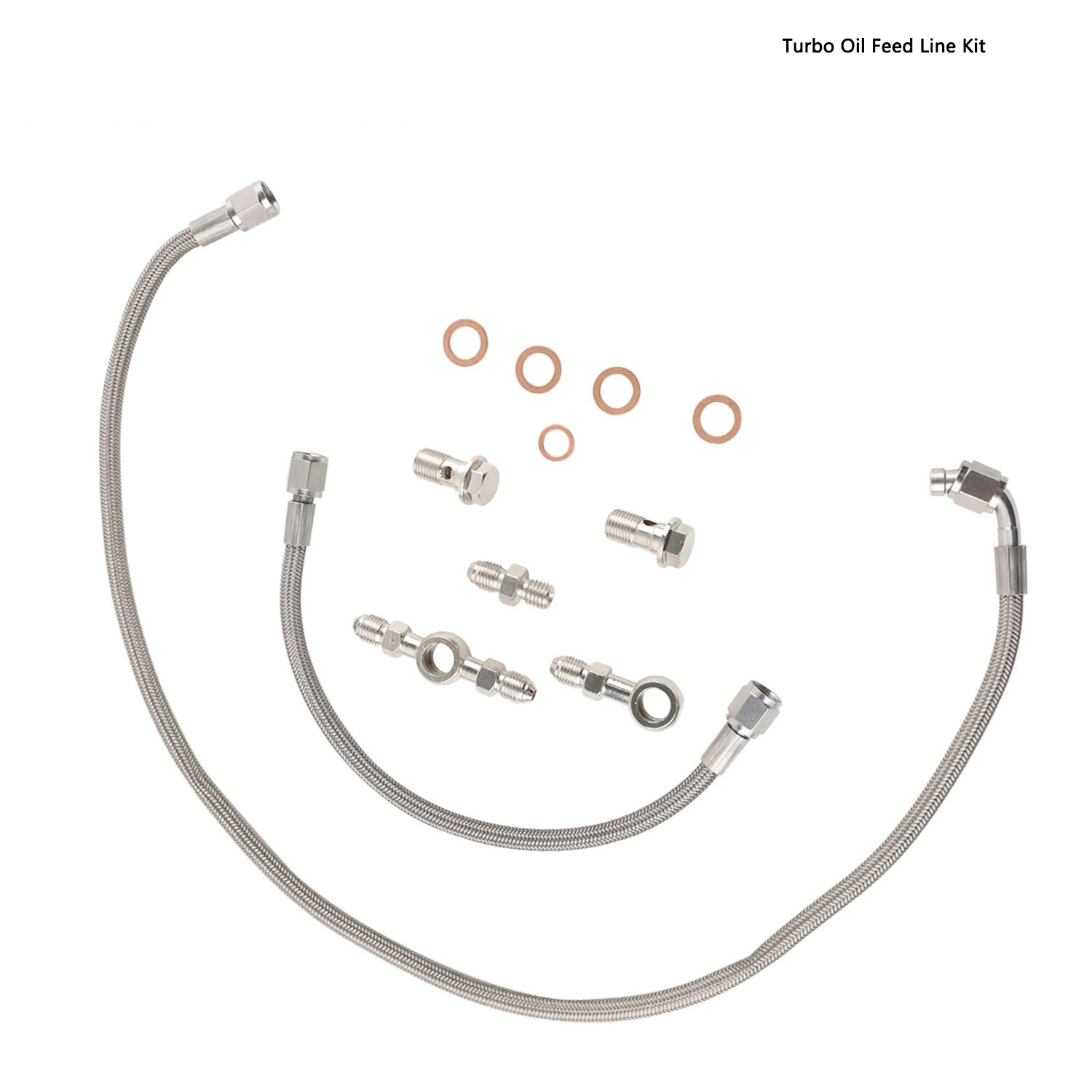 Kit línea alimentación aceite turbo Subaru WRX 02-06 TD04-06 - imagen 4