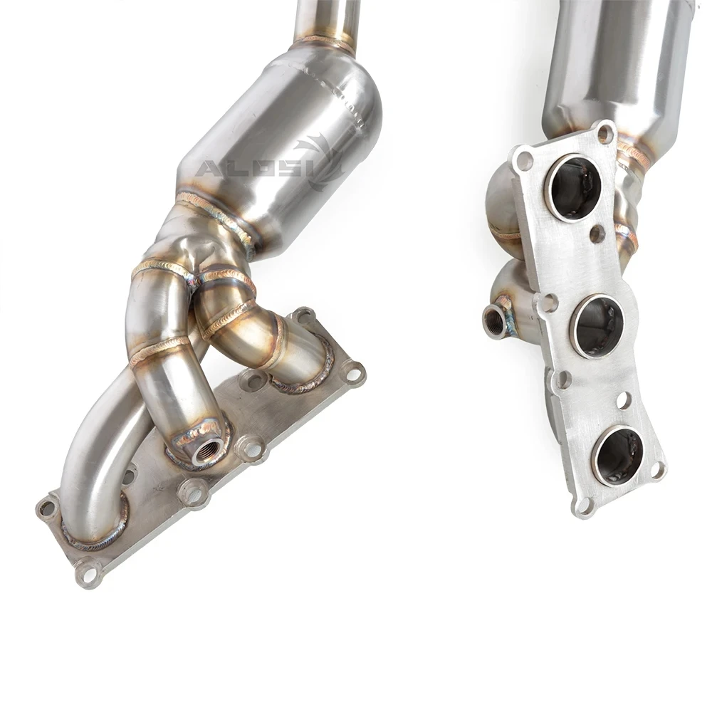 Bajante de escape acero inoxidable para BMW 325i 328i 330i N52 - imagen 3