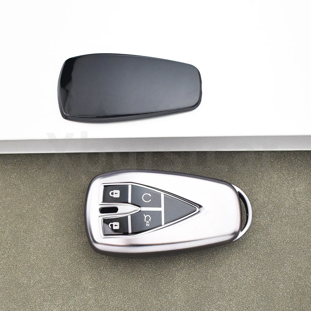 Carcasa de llave TPU gris para Changan CS35, CS55 y CS75 Plus - imagen 3