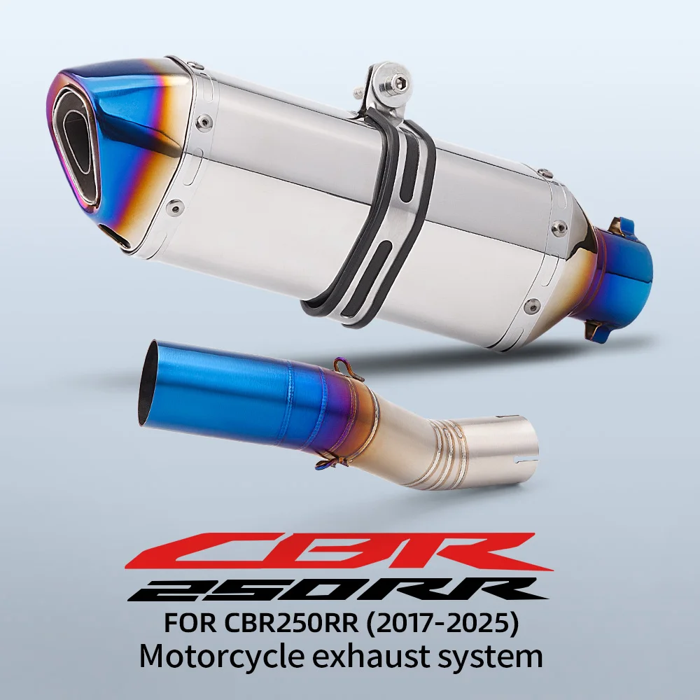 Escape 51 mm con tubo intermedio para Honda CBR250RR (2017-2025)