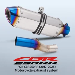 Escape 51 mm con tubo intermedio para Honda CBR250RR (2017-2025)