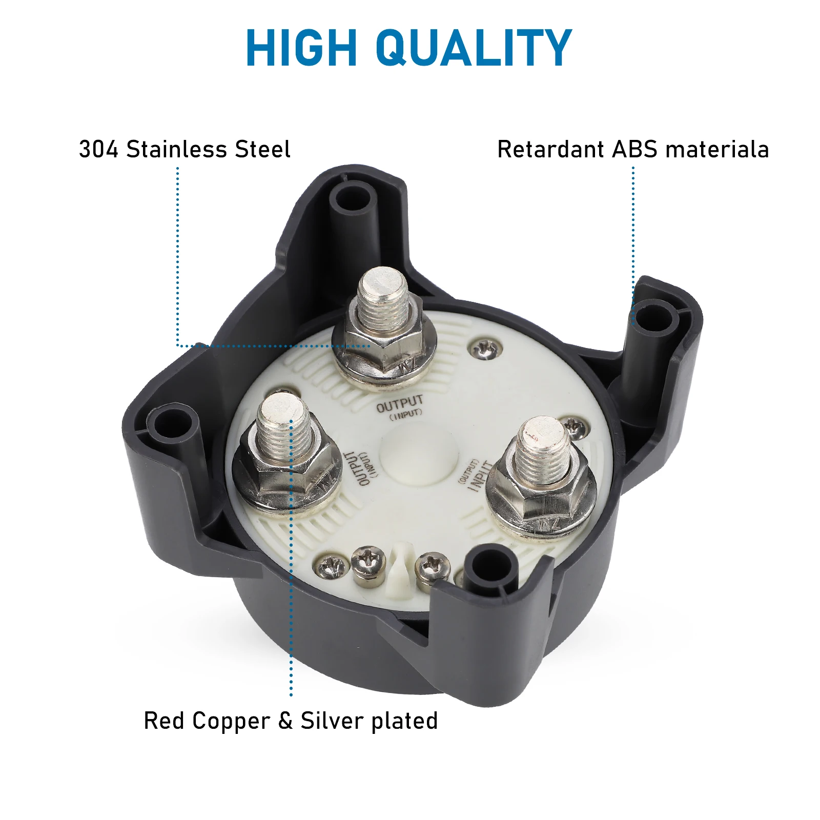 Aislador de batería AFD unipolar corte emergencia 12V-48V - imagen 4