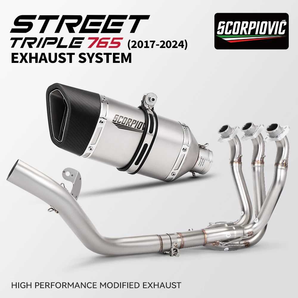 Escape completo STriple 765 RS/R – Triumph