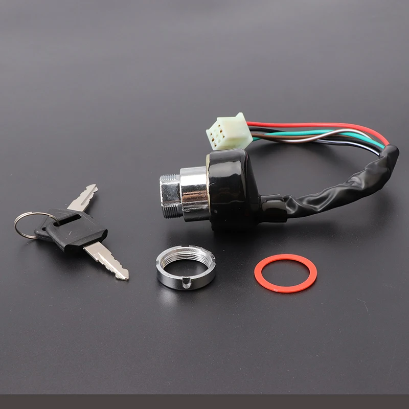 Interruptor de encendido 3 posiciones 6 cables – Motos, ATV y Kart - imagen 3