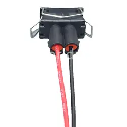 Conector hembra 2 pines 4,8mm para vehículos VW