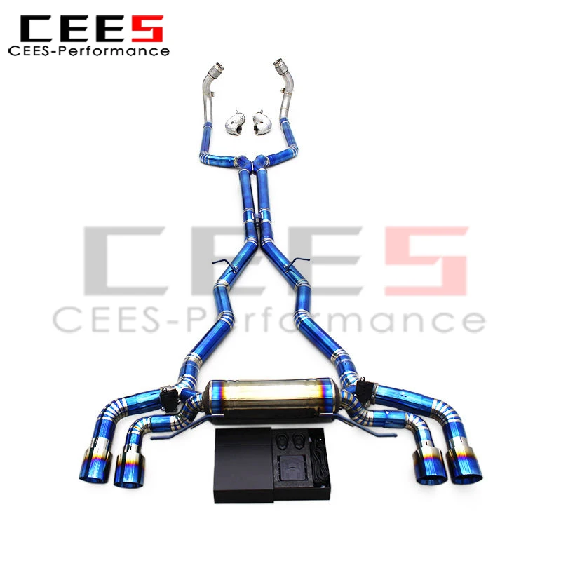 Catback de escape cees SUS304 para BMW M5 F90 4.4 - imagen 2