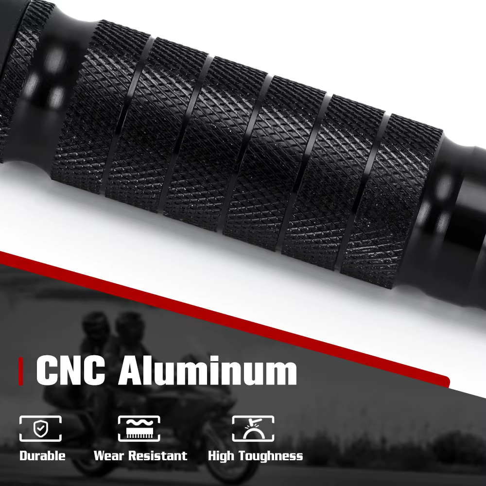 Reposapiés trasero CNC para motocicleta, reposapiés Universal, pedales de soporte para HONDA, Suzuki, Kawasaki, Yamaha - imagen 4