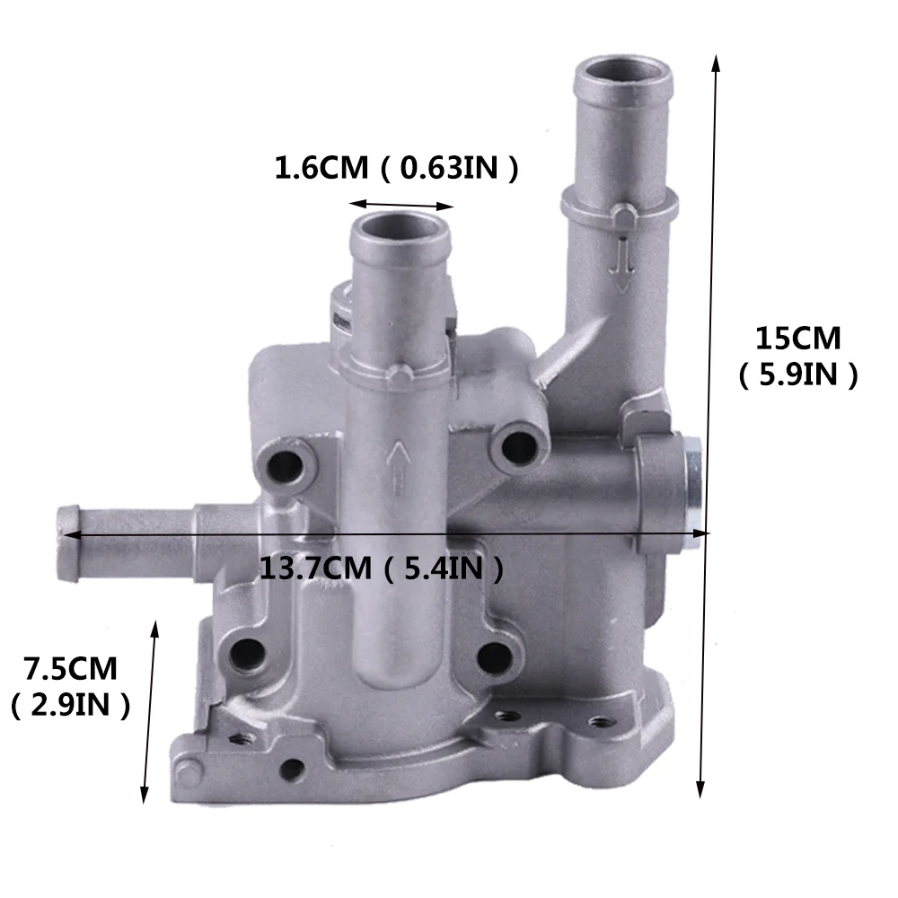 Chevrolet Opel cubierta termostato aluminio Cruze Astra 96984103 - imagen 3