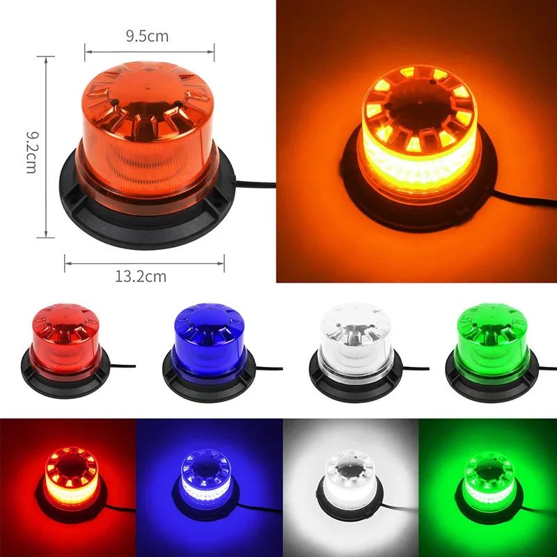 Baliza LED estroboscópica 24 luces para techo de coche y carretilla - imagen 4