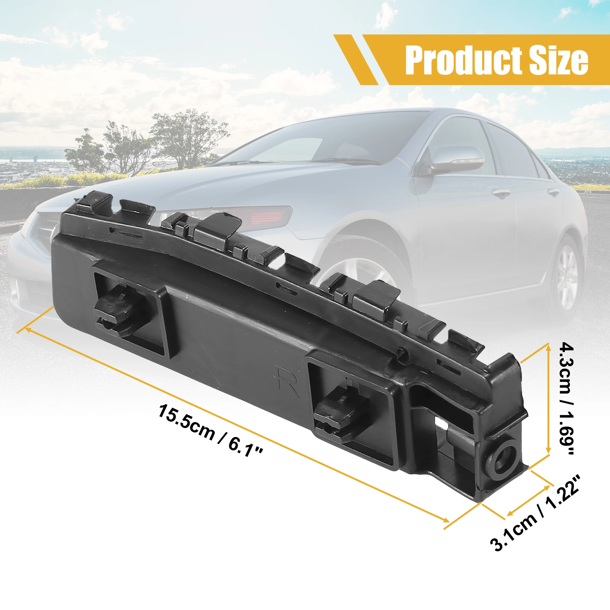 Soporte parachoques Acura TSX 2009-2014 – OEM 71193-TL0-G00 - imagen 2