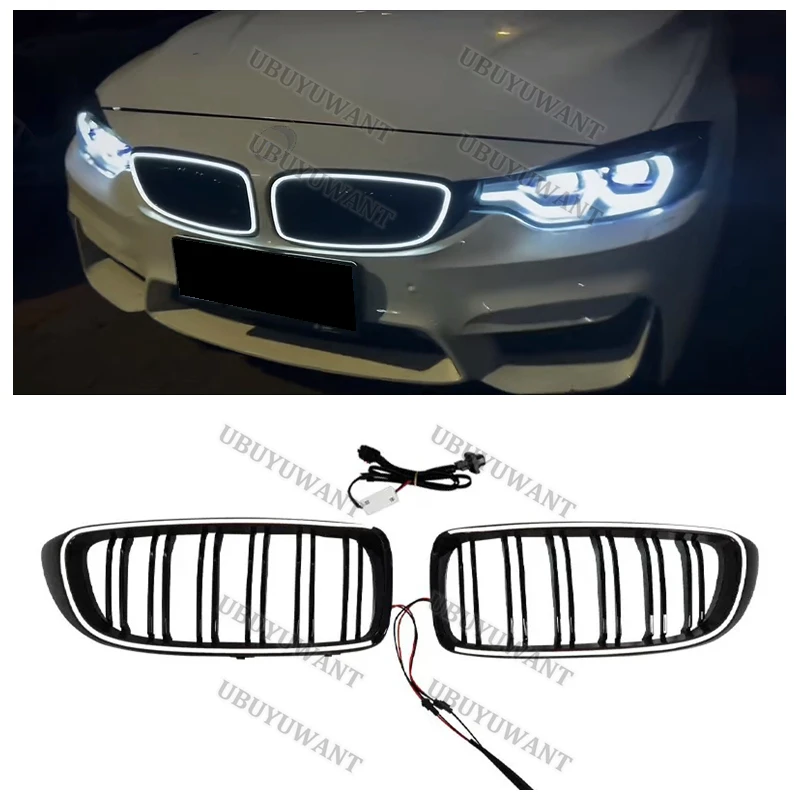 Rejilla riñón carbono BMW Serie 4 F32 F33 F36 2013-2019 - imagen 3