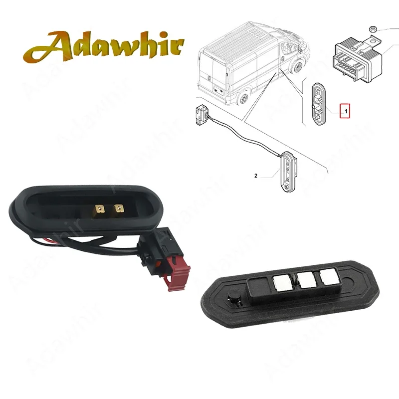 Contacto de puerta corredera Fiat Ducato, Citroën Jumper y Peugeot Boxer
