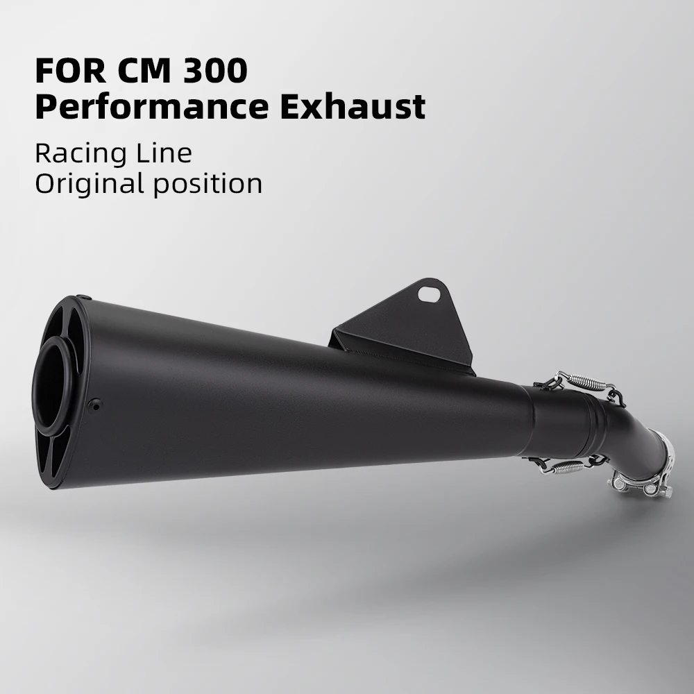 Silenciador de motocicleta de acero inoxidable para Honda Rebel 250 Motorcross