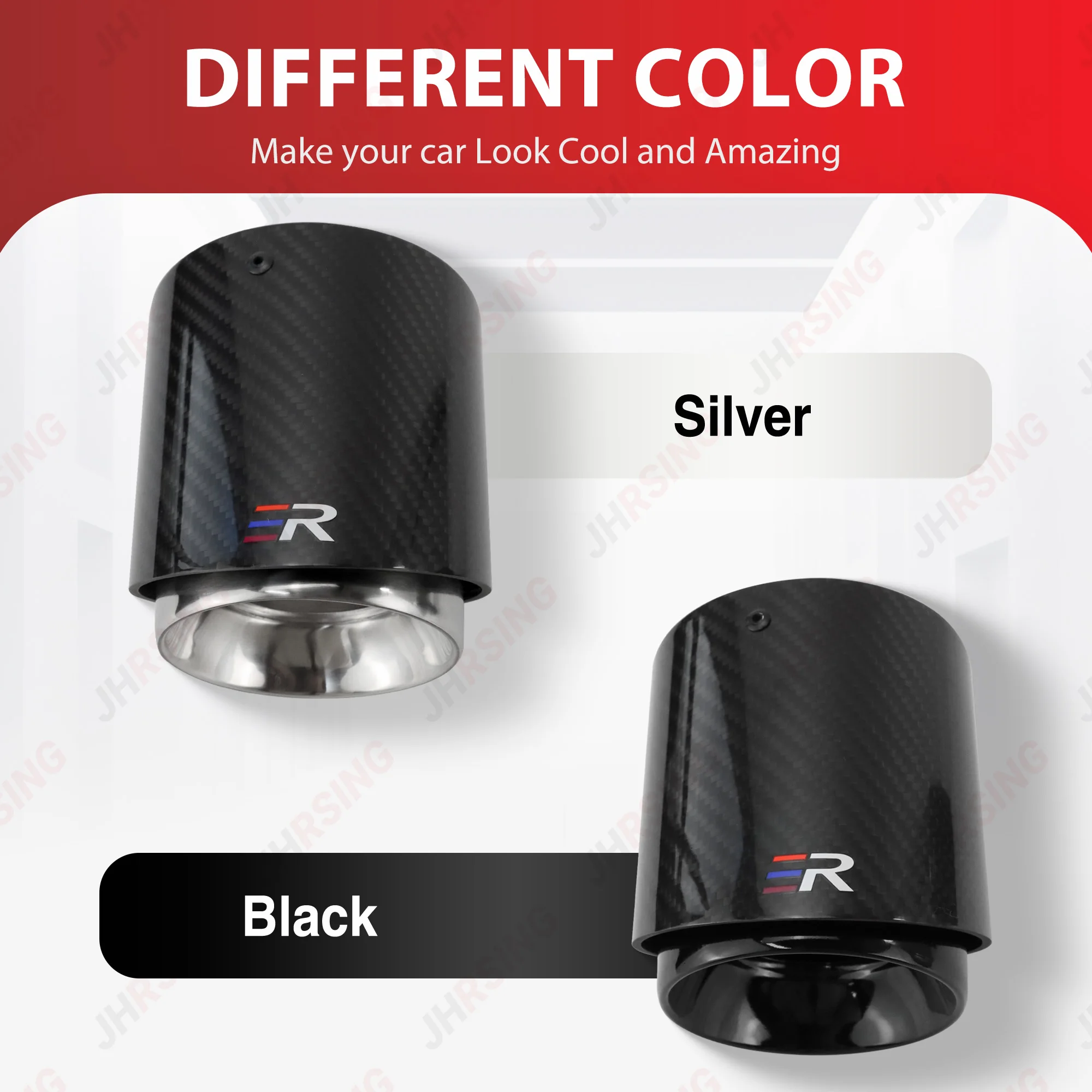 1 pieza de mejora de tubo silenciador de fibra de carbono modificado apto para Mini Cooper F56 punta de escape R55 R56 R57 R58 R59 R60 R61 F54 F55 F57F60 - imagen 5